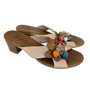 Bonavi Leather Heeled Sandal